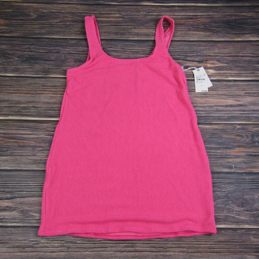 Good American NEW 4XL/5XL‎ Size 7/8 Pink Always Fits Mini Dress Cover Up